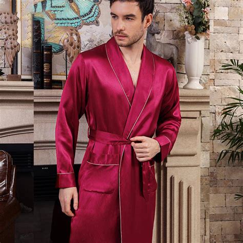 versace mens silk dressing gown|cosy men's dressing gown.